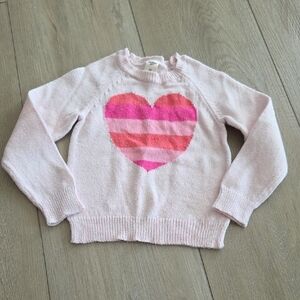 Pink Heart Sweater